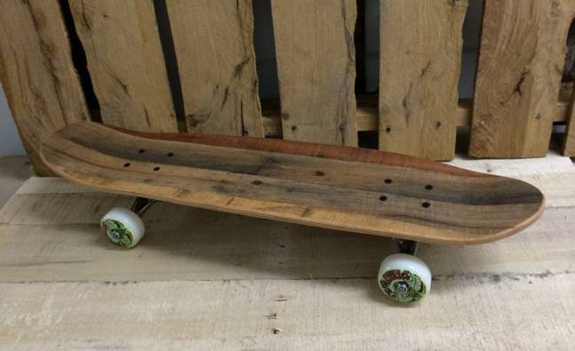 Salvaged Skateboards Made From Old Pallets