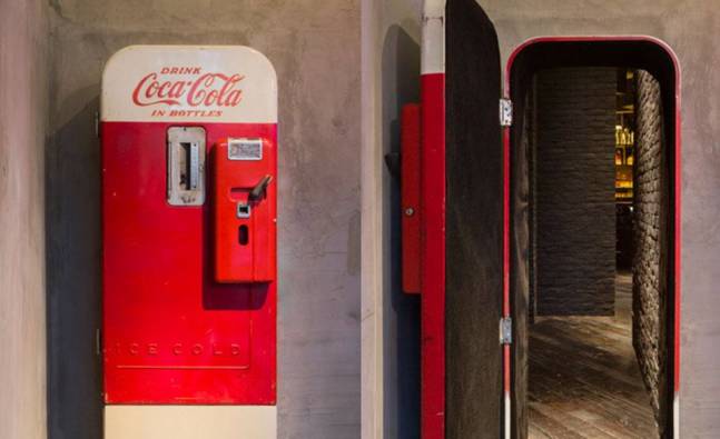 Flask Is a Bar Hidden Behind a Coca-Cola Vending Machine