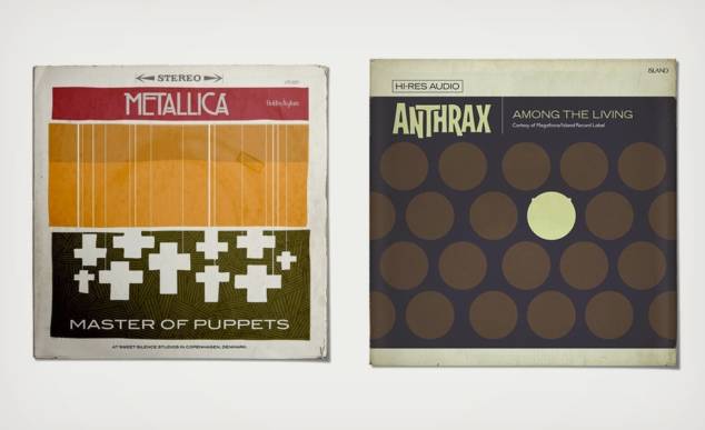 Classic Metal Albums Reimagined As 50’s Jazz Records | Cool Material