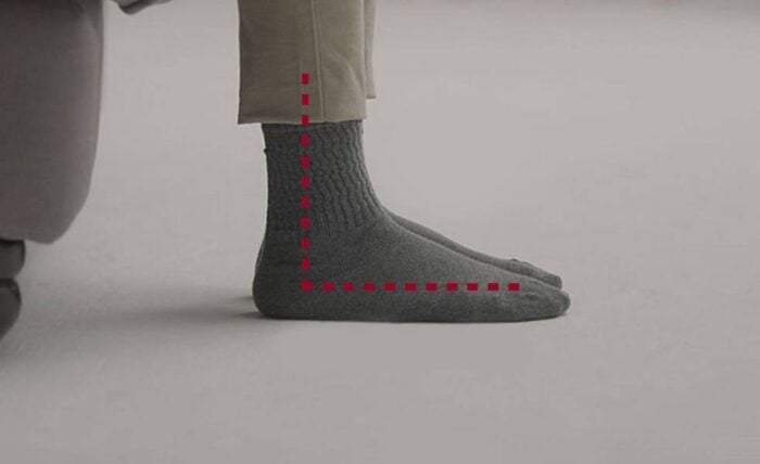 MUJI Socks Are Made With A Right Angle