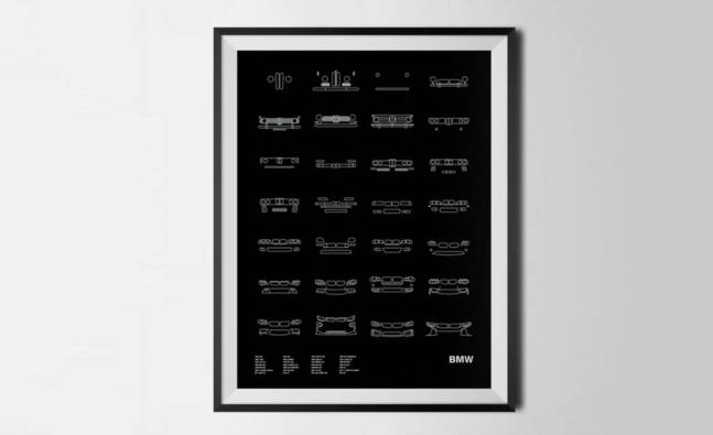 The Auto Icon Print Series Highlights Front Ends