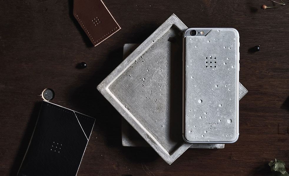 Luna Concrete iPhone Skins