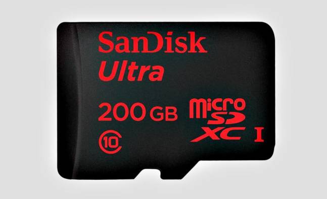 Sandisk’s New Massive 200GB MicroSD Card