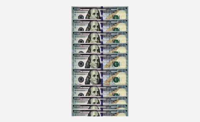 Empire $100 Bill Rolling Paper