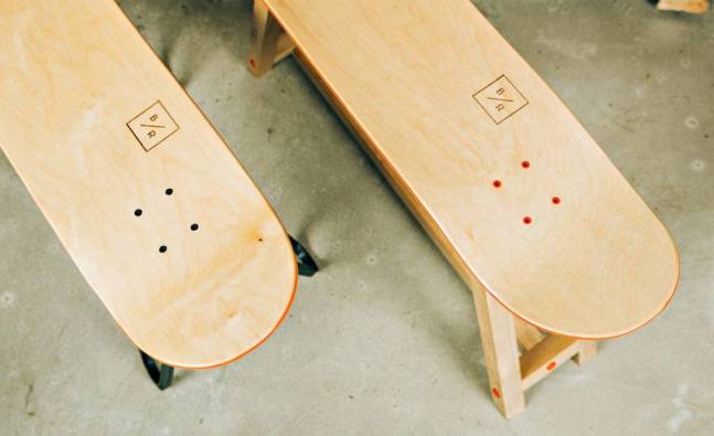 Handmade Skateboard Furniture From Baked / Roast