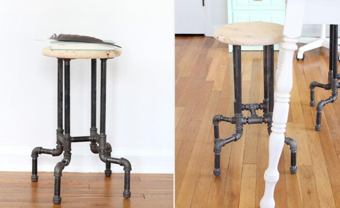 DIY: Industrial Pipe Stools