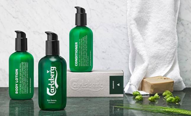 Grooming Products Made From Carlsberg Beer