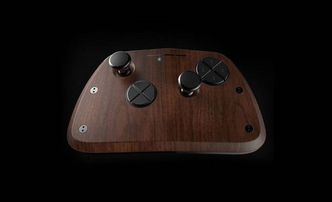 Wood And Aluminum Video Game Controllers