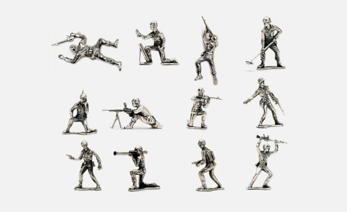 Silver Army Men