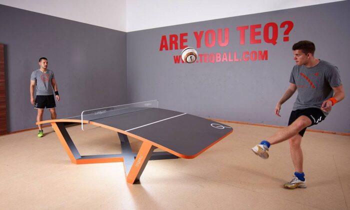 Teqball Combines Soccer and Ping Pong