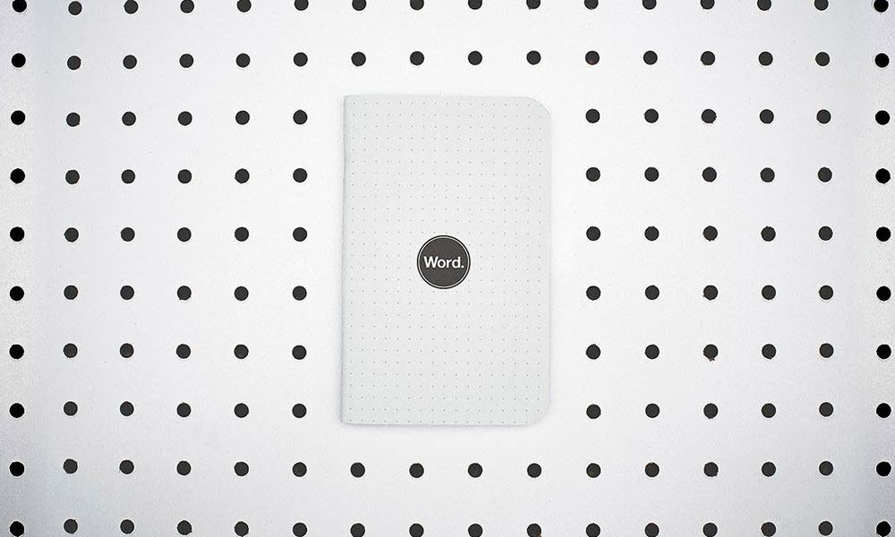 Word. Dot Grid Pocket Notebooks