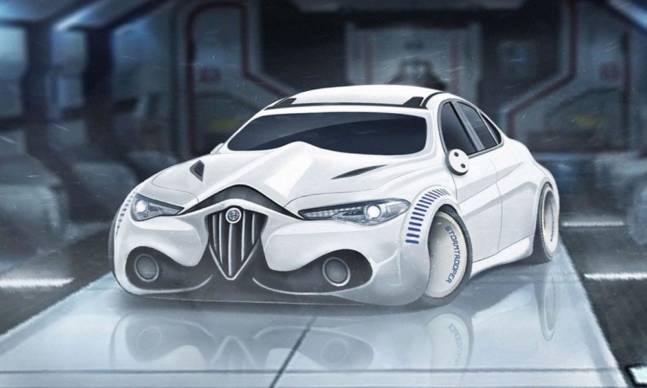 Star Wars Characters Reimagined as Cars