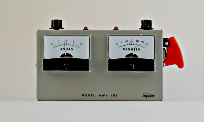 Analog Voltmeter Alarm Clock