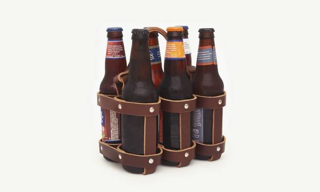 Leather Six Pack Holder