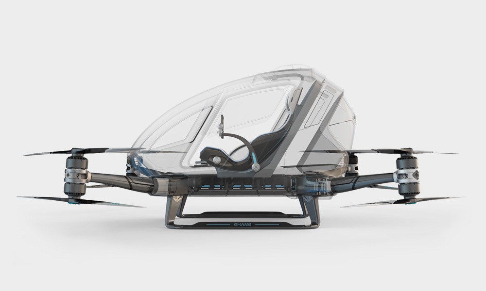 The Ehang184 Drone Can Carry You Around