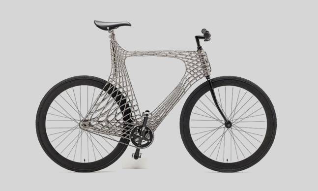 The Arc Bicycle Is 3D Printed in Stainless Steel