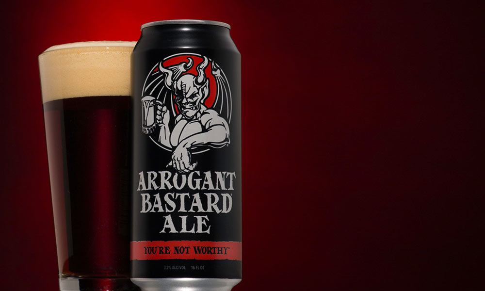 Arrogant Bastard Ale Now Comes in Cans