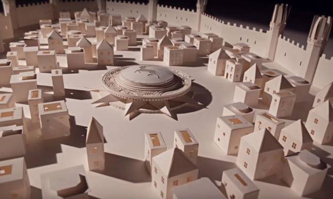 The ‘Game of Thrones’ Intro Recreated With Paper Cutouts