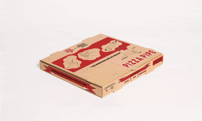 Push for Pizza’s Pizza Box Turns Into a Pipe
