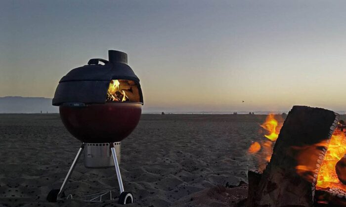 The Relic Portable Brick Oven Cooks Pizza in 90 Seconds