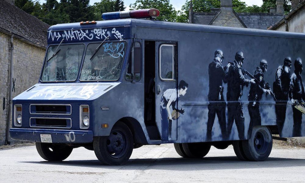 Banksy’s Graffiti Van Is for Sale