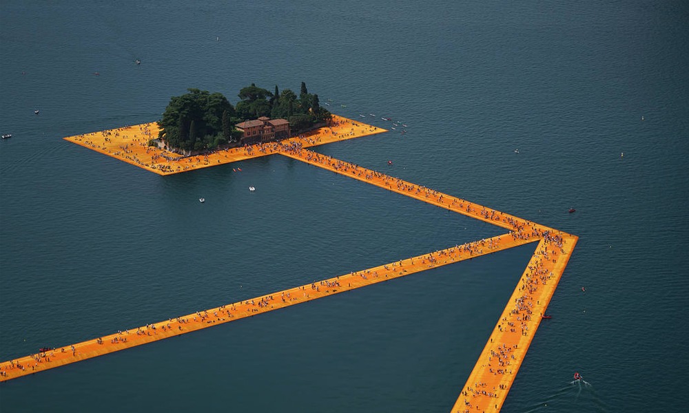‘The Floating Piers’ Let You Walk Across an Italian Lake