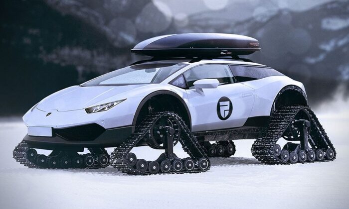 Lamborghini Huracan Snowmobile Concept