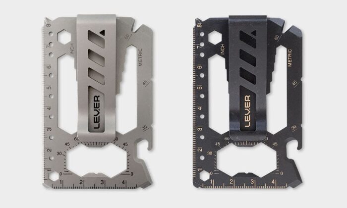 Lever Gear Toolcard Puts 40 Tools in Your Wallet