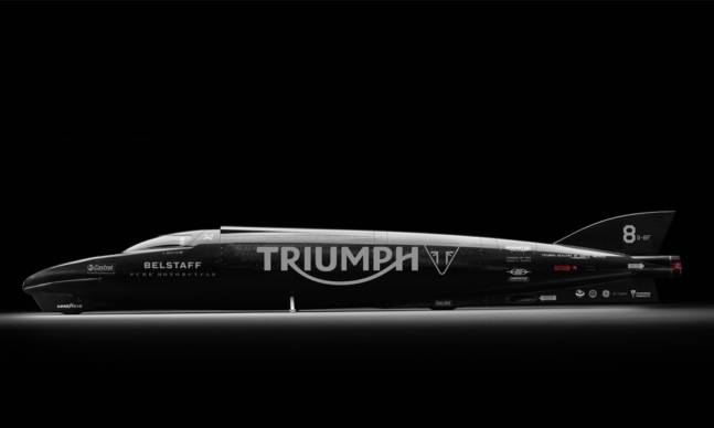 Triumph Built a 1,000hp Motorcycle to Break the Land Speed Record
