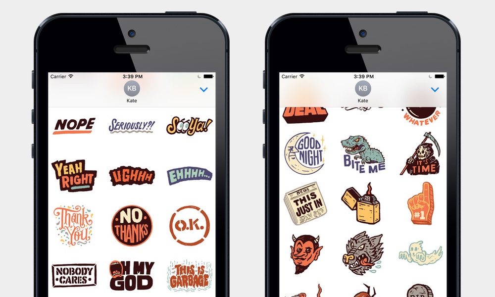 Jon Contino’s iOS 10 Sticker Pack