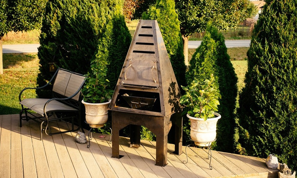Blaze Tower Fire Pit And Grill Cool, Blaze Tower Fire Pit
