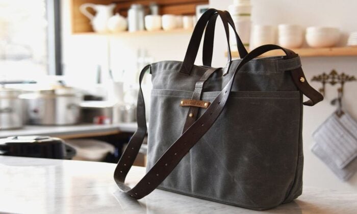 Peg and Awl Waxed Canvas Tote