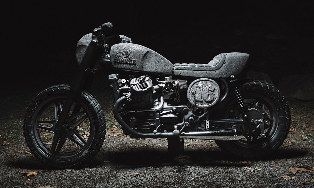 This Honda CX500 Is Built With Stone