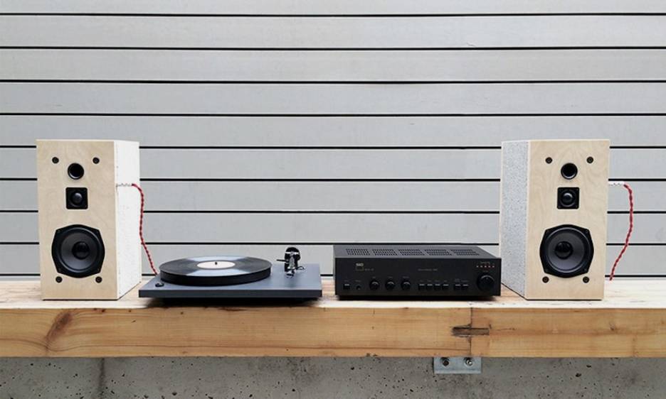 Cinder Block Speakers Cool Material