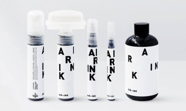 Ink Made Out of Air Pollution