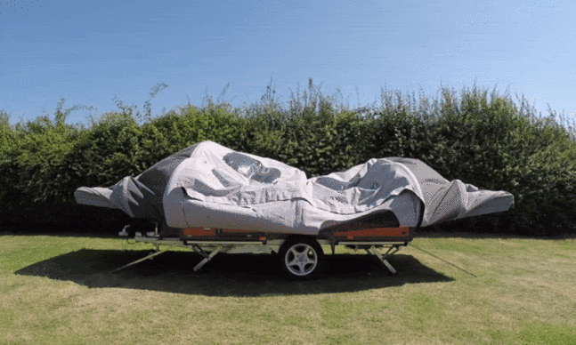 The AirOPUS Trailer Tent Inflates in 90 Seconds