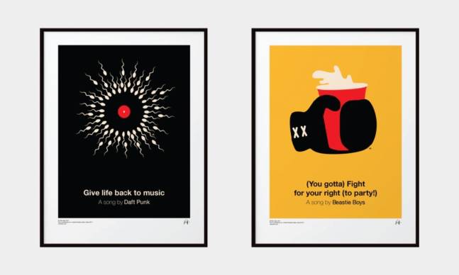 A New Batch of Pictogram Music Posters from Viktor Hertz