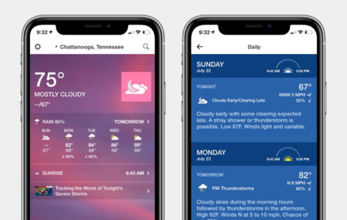 The Best Weather Apps | Cool Material