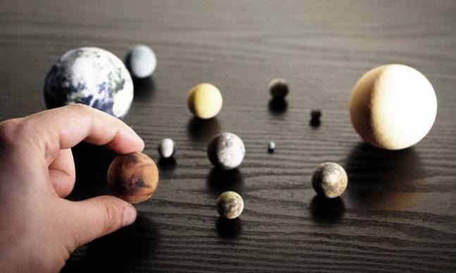 3D-Printed Planets for Your Desk