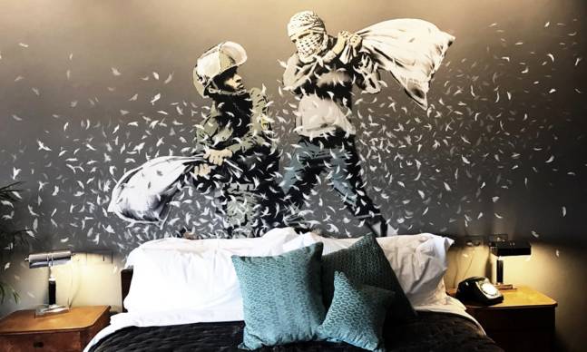 Banksy Has a New Hotel In Bethlehem