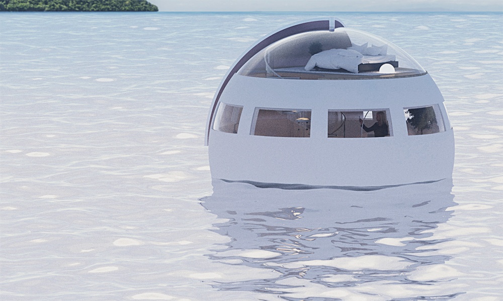 This Floating Hotel Room Will Take You to a Deserted Island