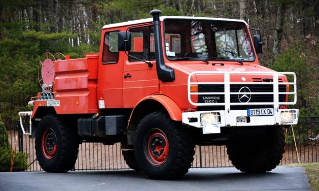 Own a Vintage Mercedes-Benz Unimog Fire Truck