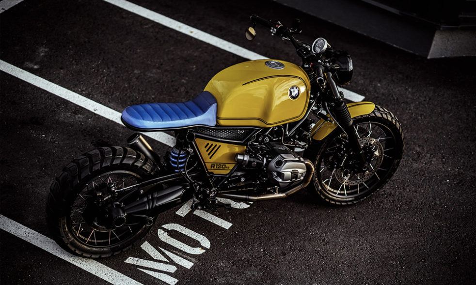 BMW Yellow Baron Scrambler Motorcycle | Cool Material