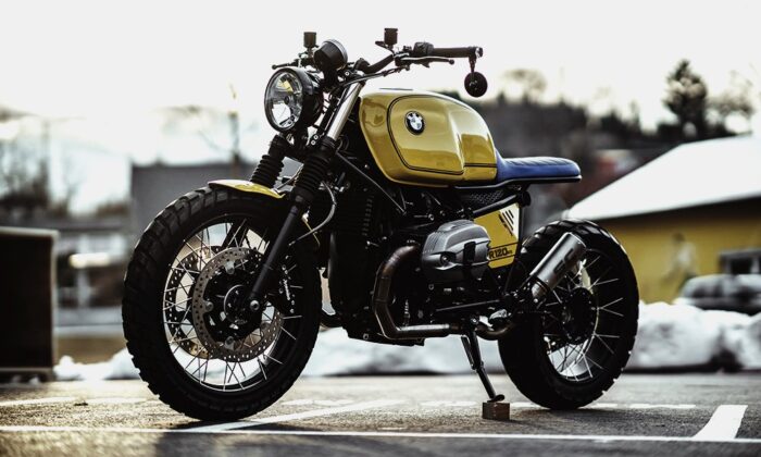 Yellow Baron Motorcycle