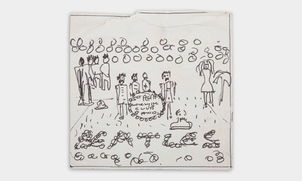 You Could Own John Lennon’s Original ‘Sgt. Pepper’s’ Cover Sketch