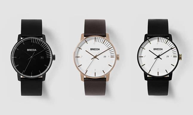 Tell Time with Pie Charts on Breda Phase Collection Watches