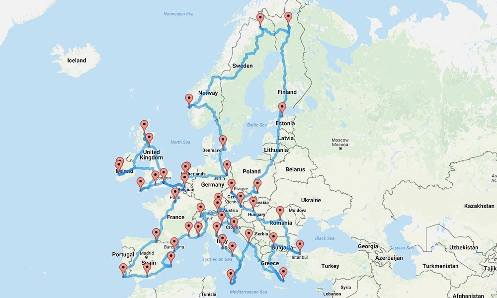 The Ultimate European Road Trip