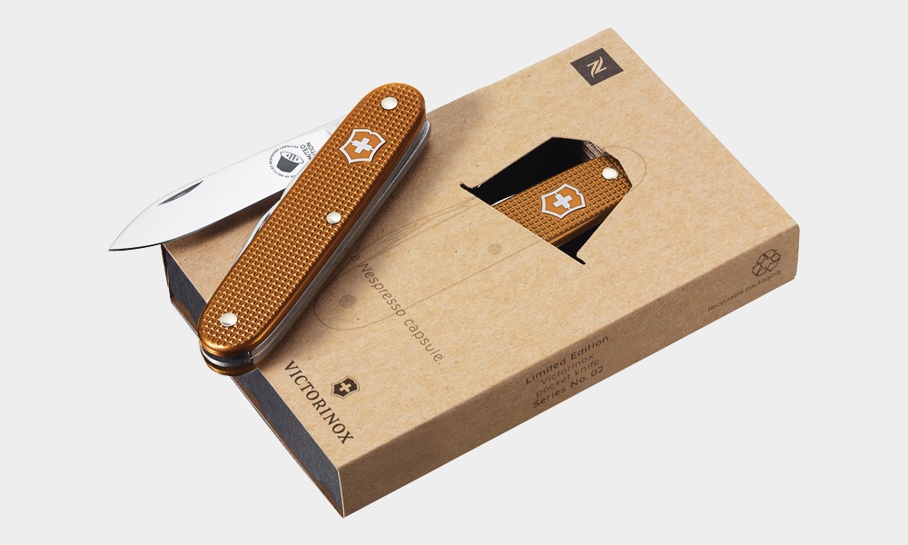 Livanto for sale online Victorinox Pioneer Nespresso Pocket Knive 