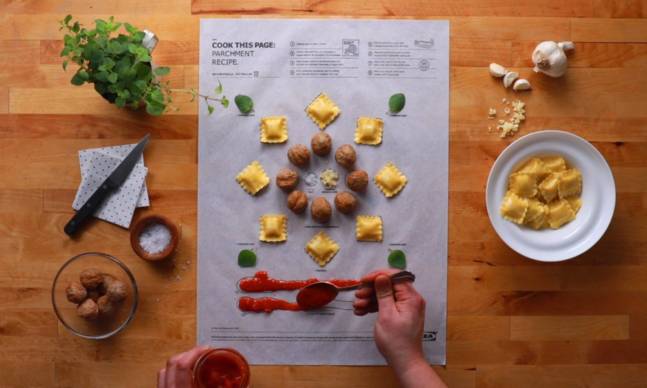 IKEA’s New Recipe Sheets Cook Your Dinner for You