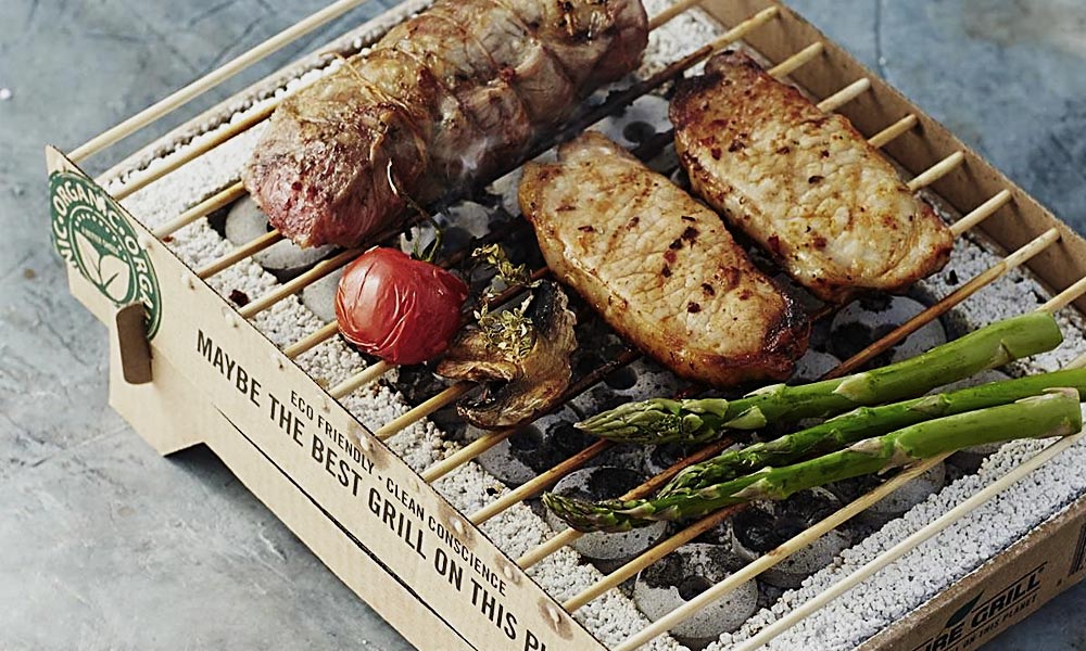 The CasusGrill Is a Completely Biodegradable Grill